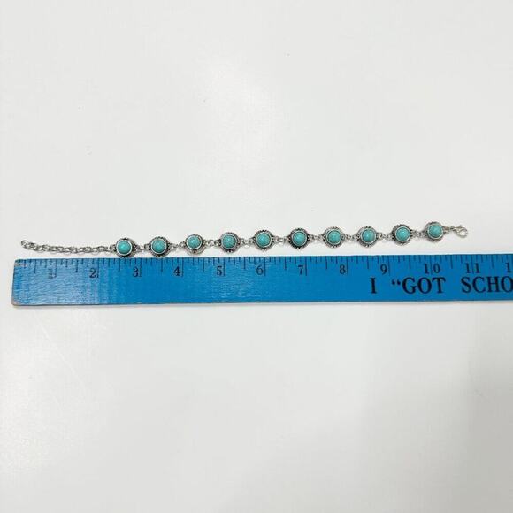 2/$30 NEW Vintage Turquoise Anklet For Beach Ankle Bracelet 163 - Picture 10 of 11